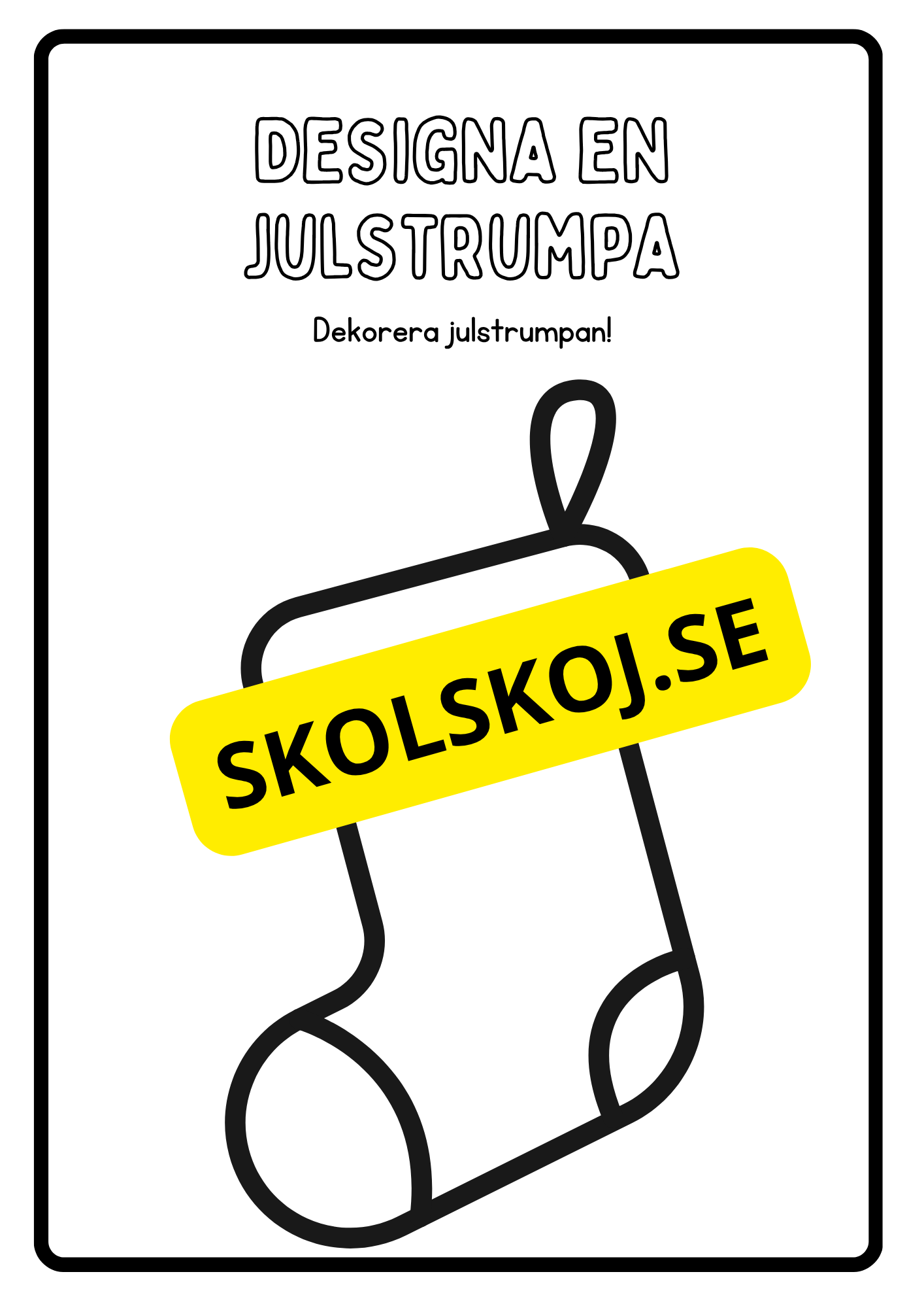Julens - Roliga aktivitetsbok