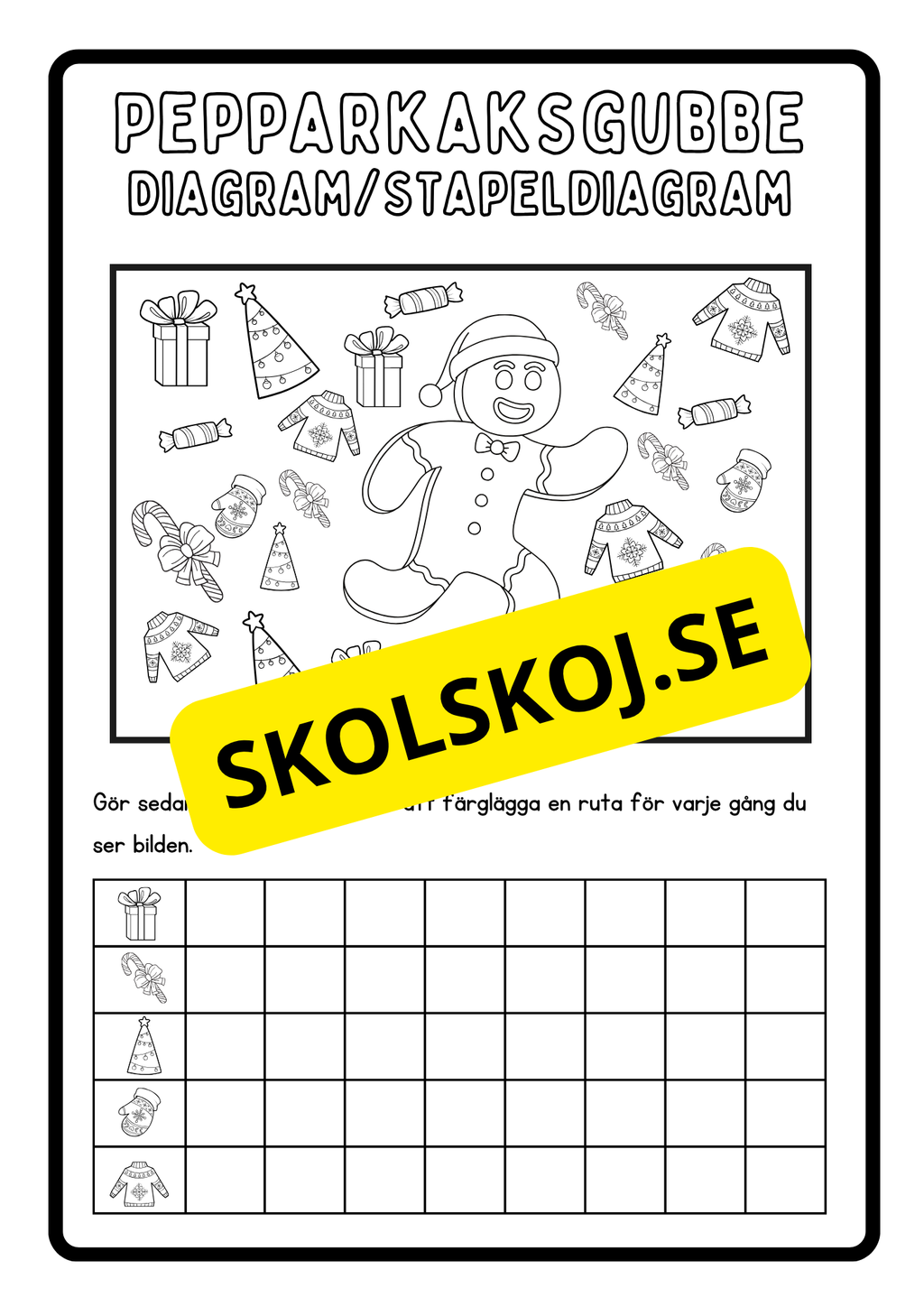 Julens - Roliga aktivitetsbok