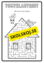 Julens - Roliga aktivitetsbok