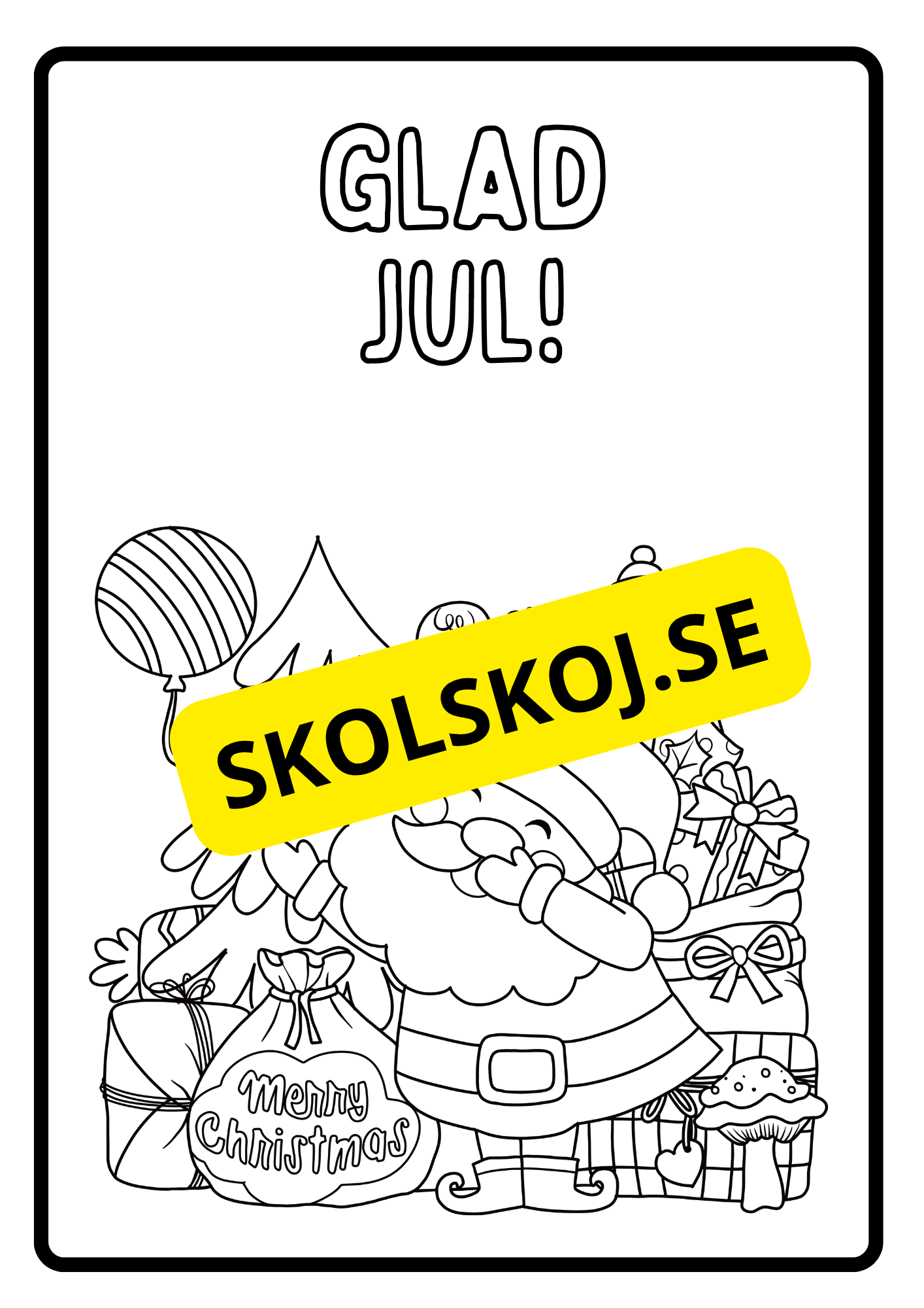 Julens - Roliga aktivitetsbok