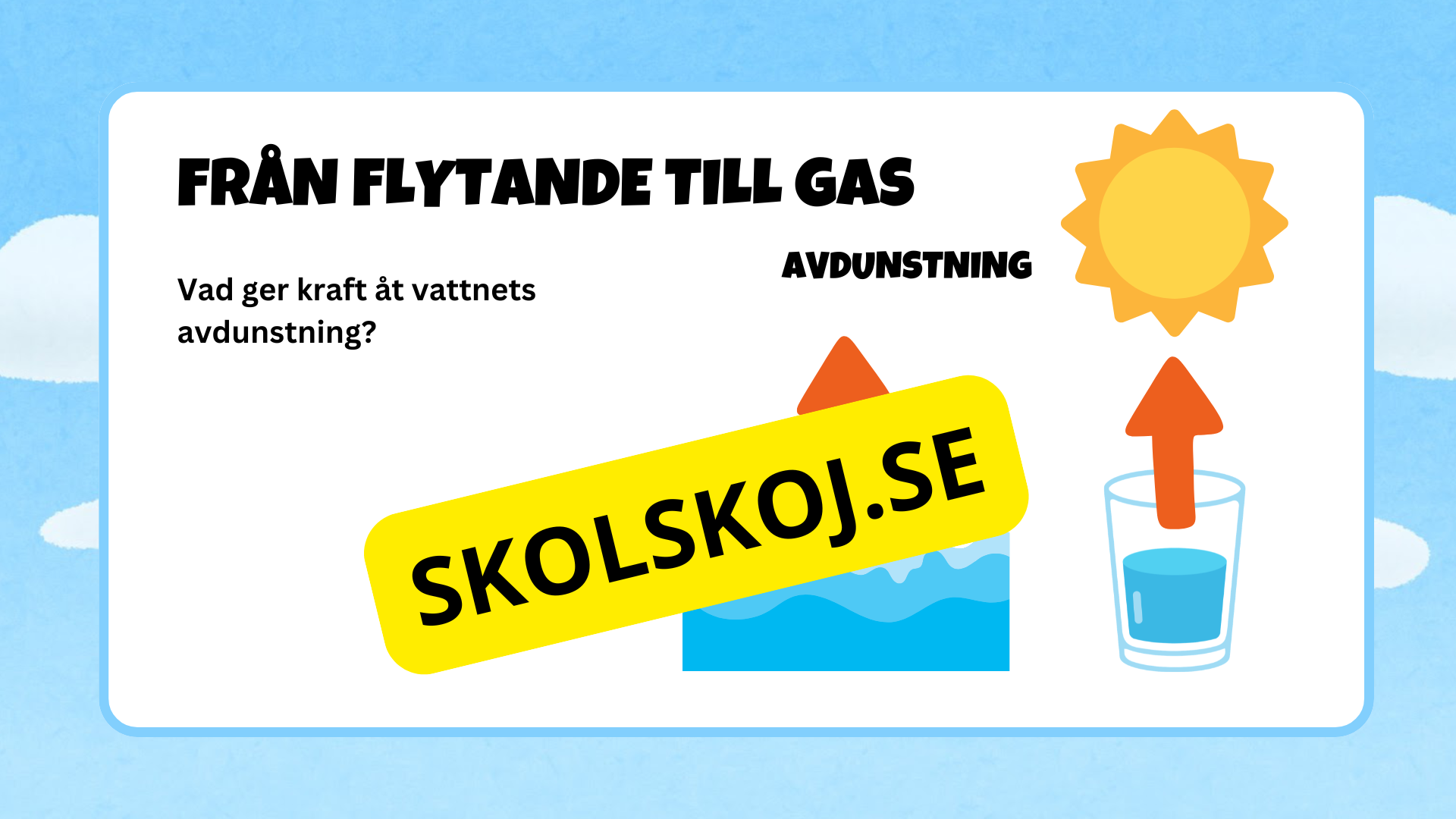 Vattnets kretslopp - Presentation + frågor