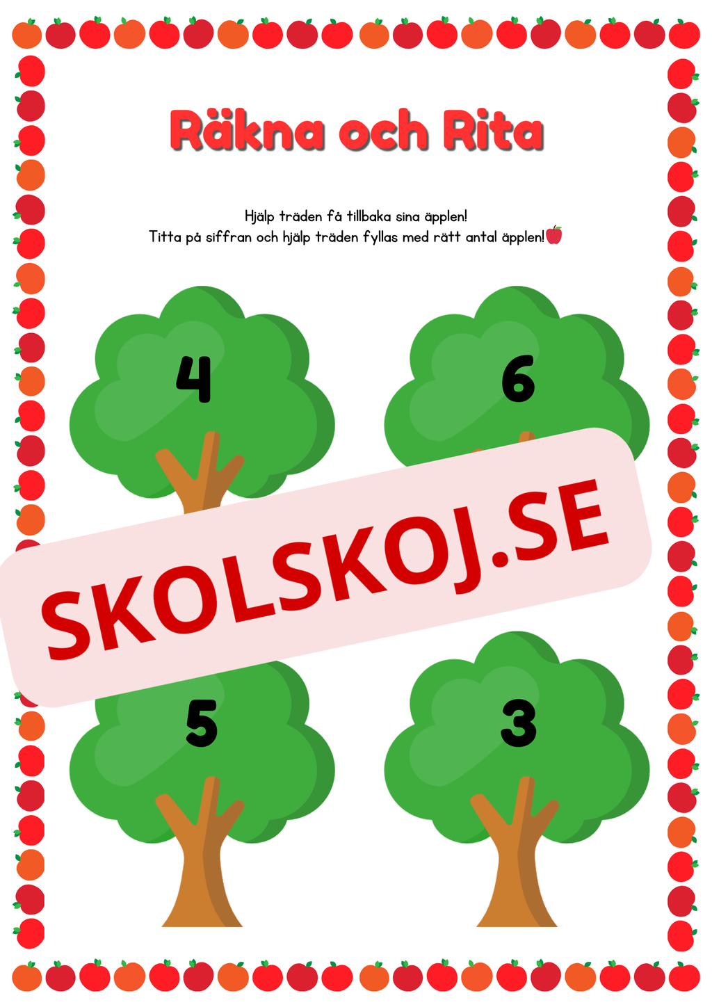 Räkna och rita - Häfte