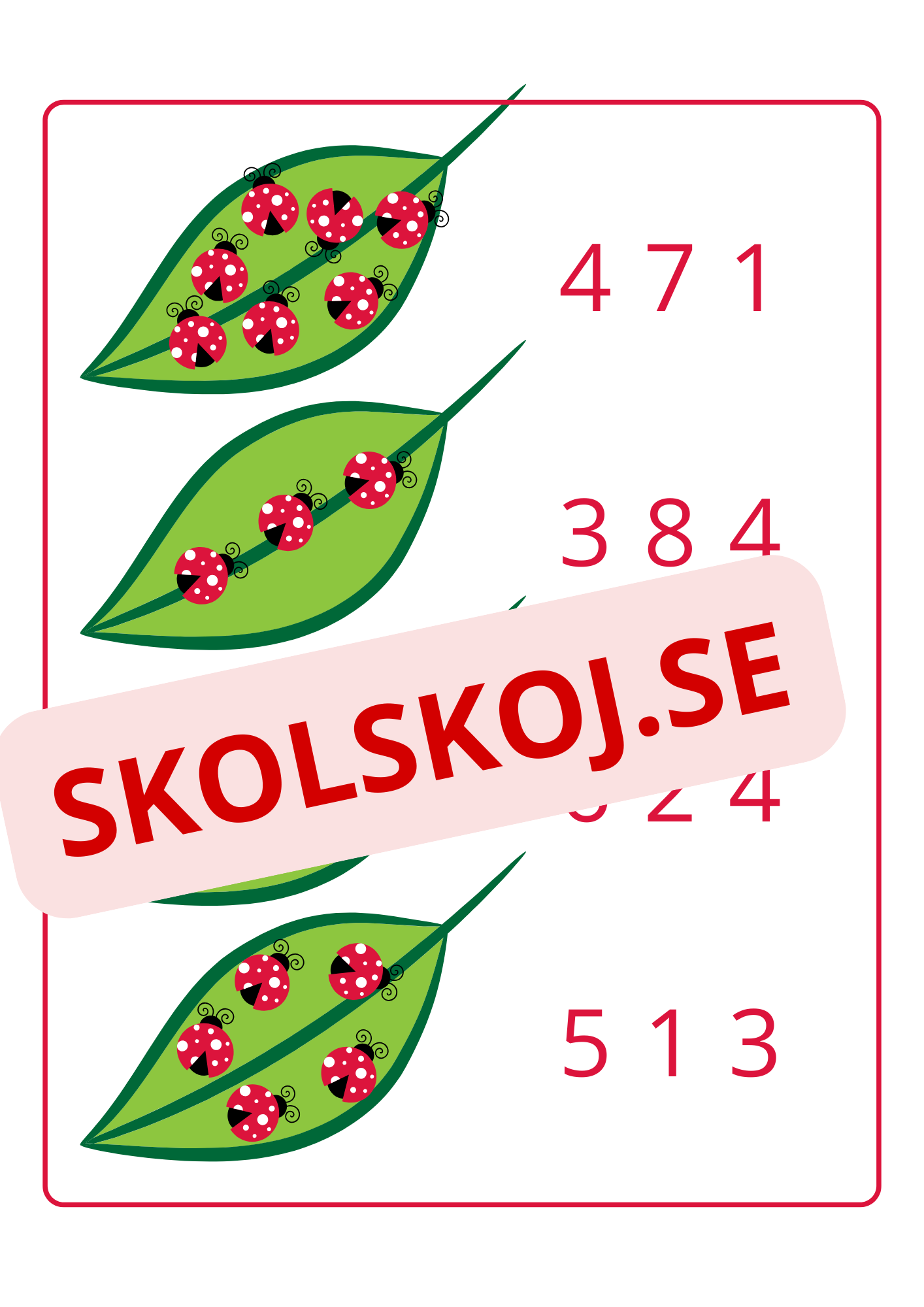 Räkna och rita - Häfte