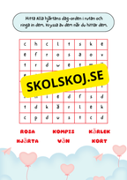 Alla hjärtans dag - Aktivitetsbok