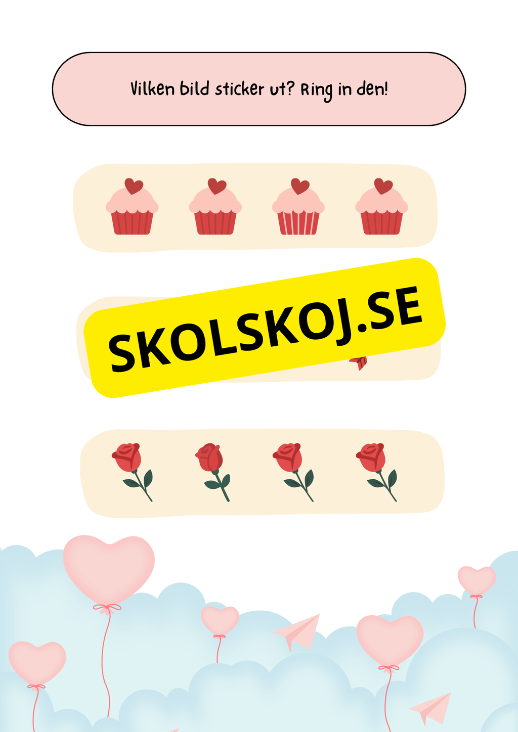 Alla hjärtans dag - Aktivitetsbok