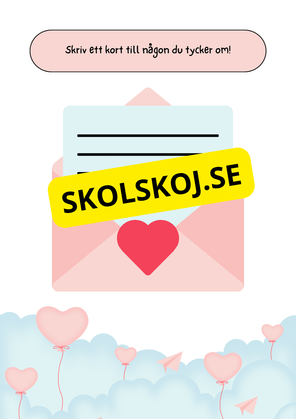 Alla hjärtans dag - Aktivitetsbok