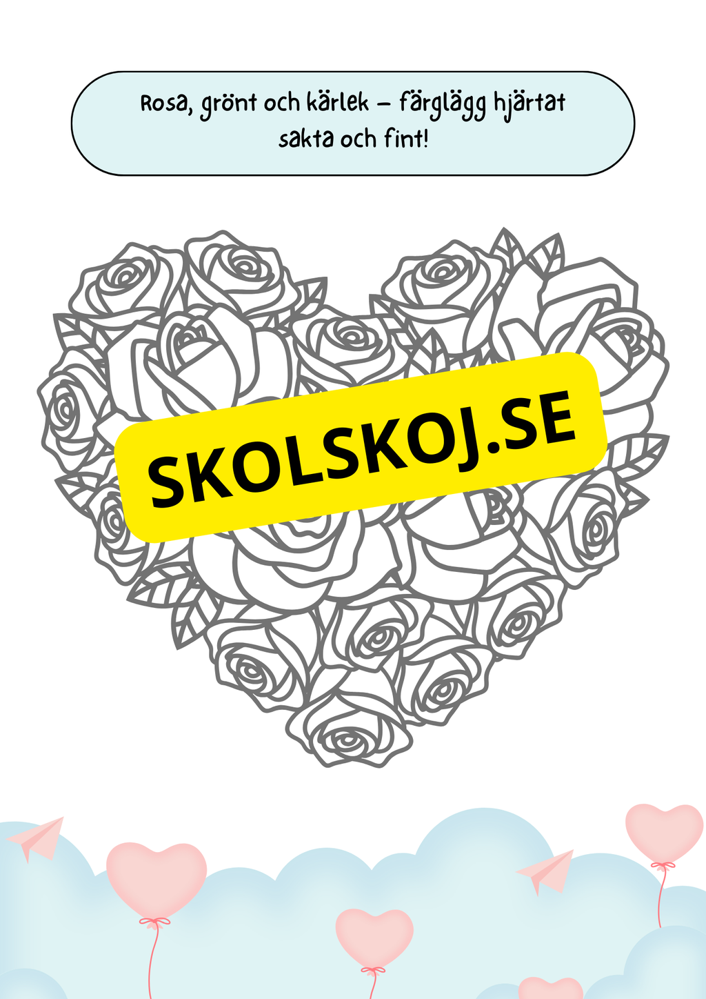 Alla hjärtans dag - Aktivitetsbok