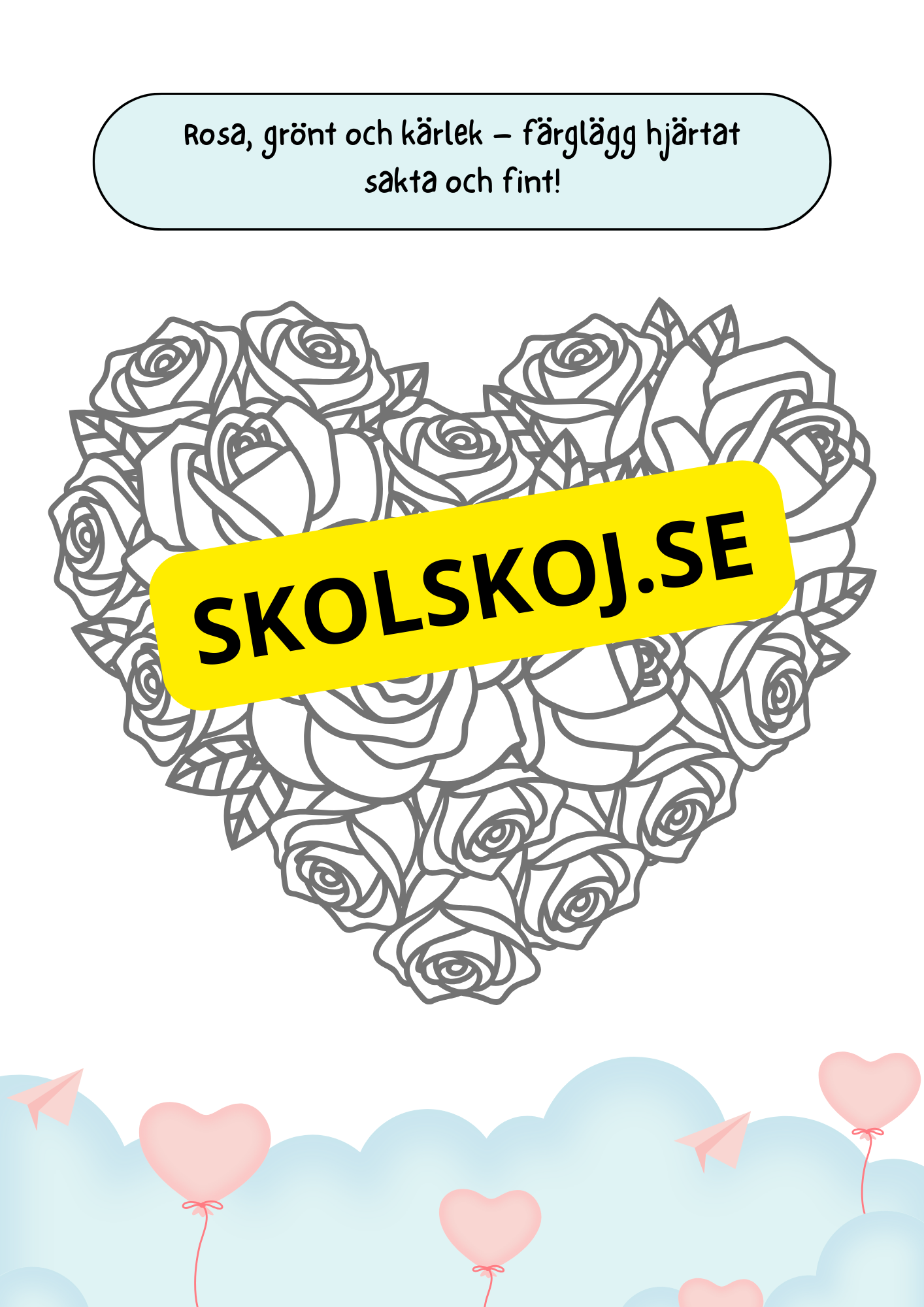 Alla hjärtans dag - Aktivitetsbok