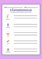Påskmeningar