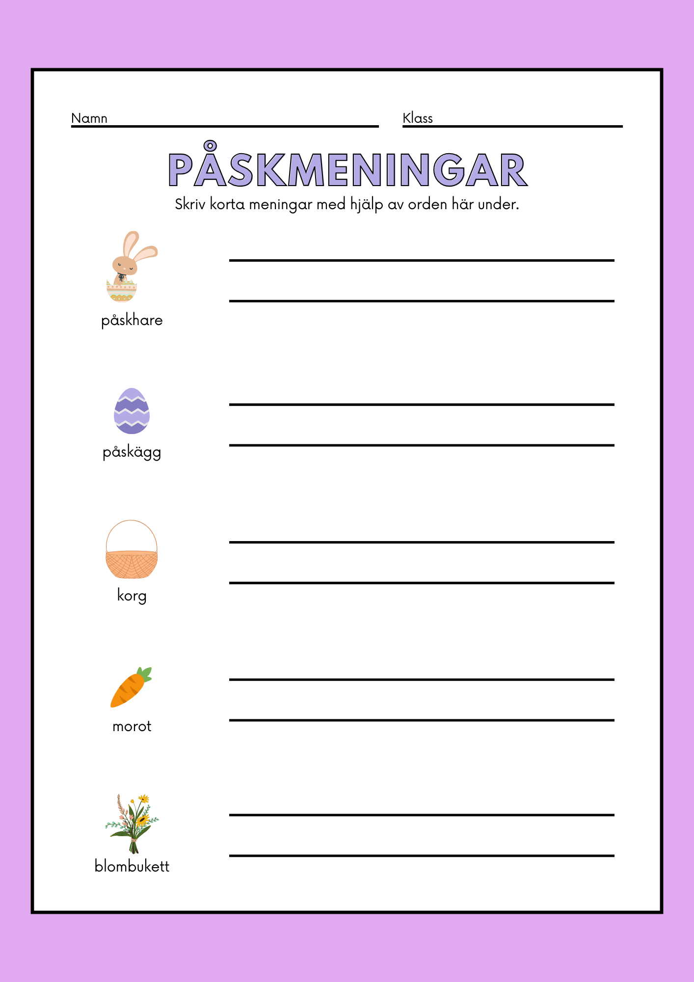 Påskmeningar