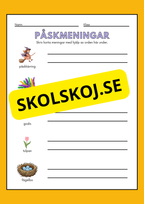 Påskmeningar
