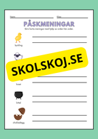 Påskmeningar