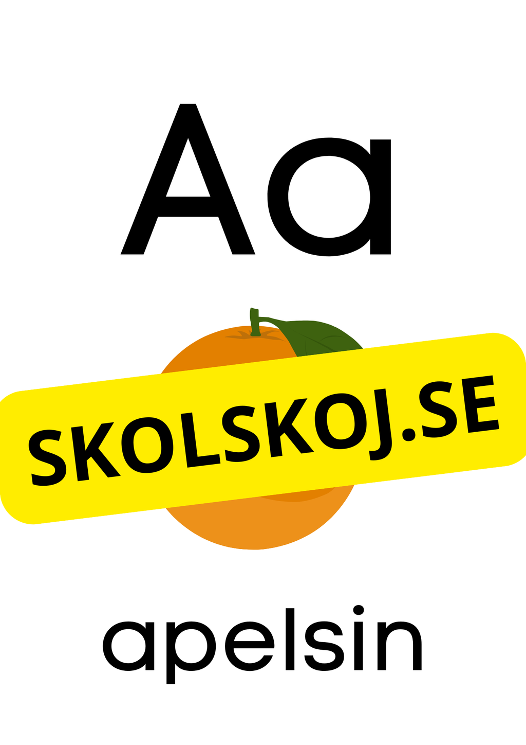 Alfabetet - Flashkort
