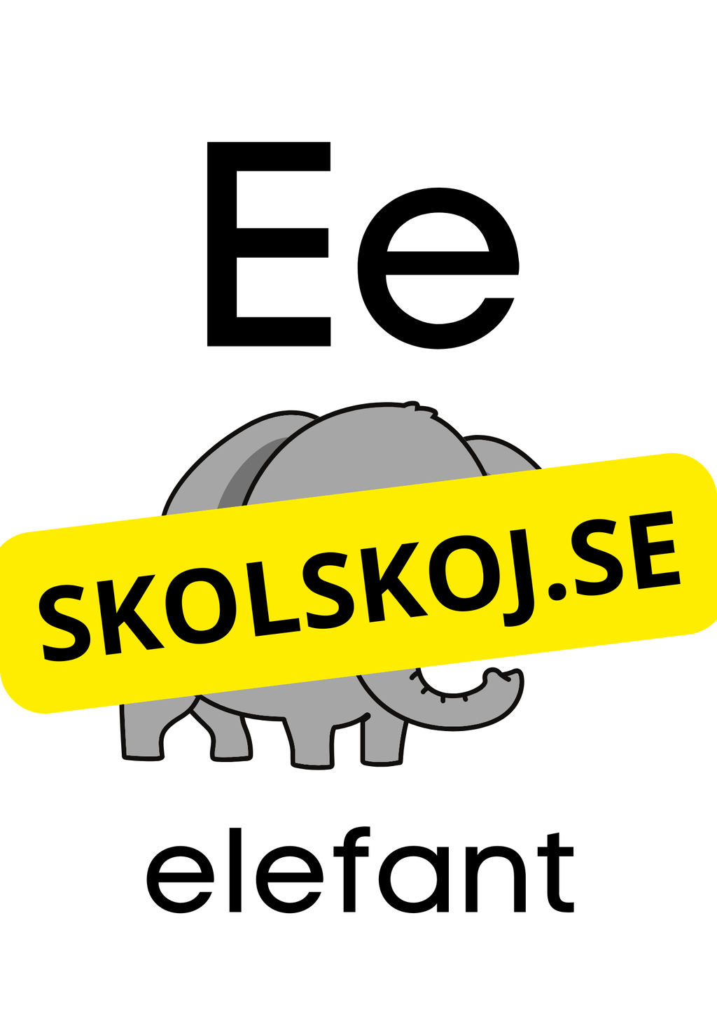 Alfabetet - Flashkort
