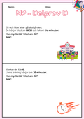 Nationella Prov – Delprov D - Matematik - Träningsmaterial för åk 3