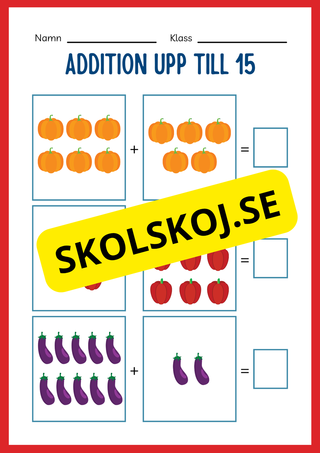 Stort paket - Addition 0 - 20