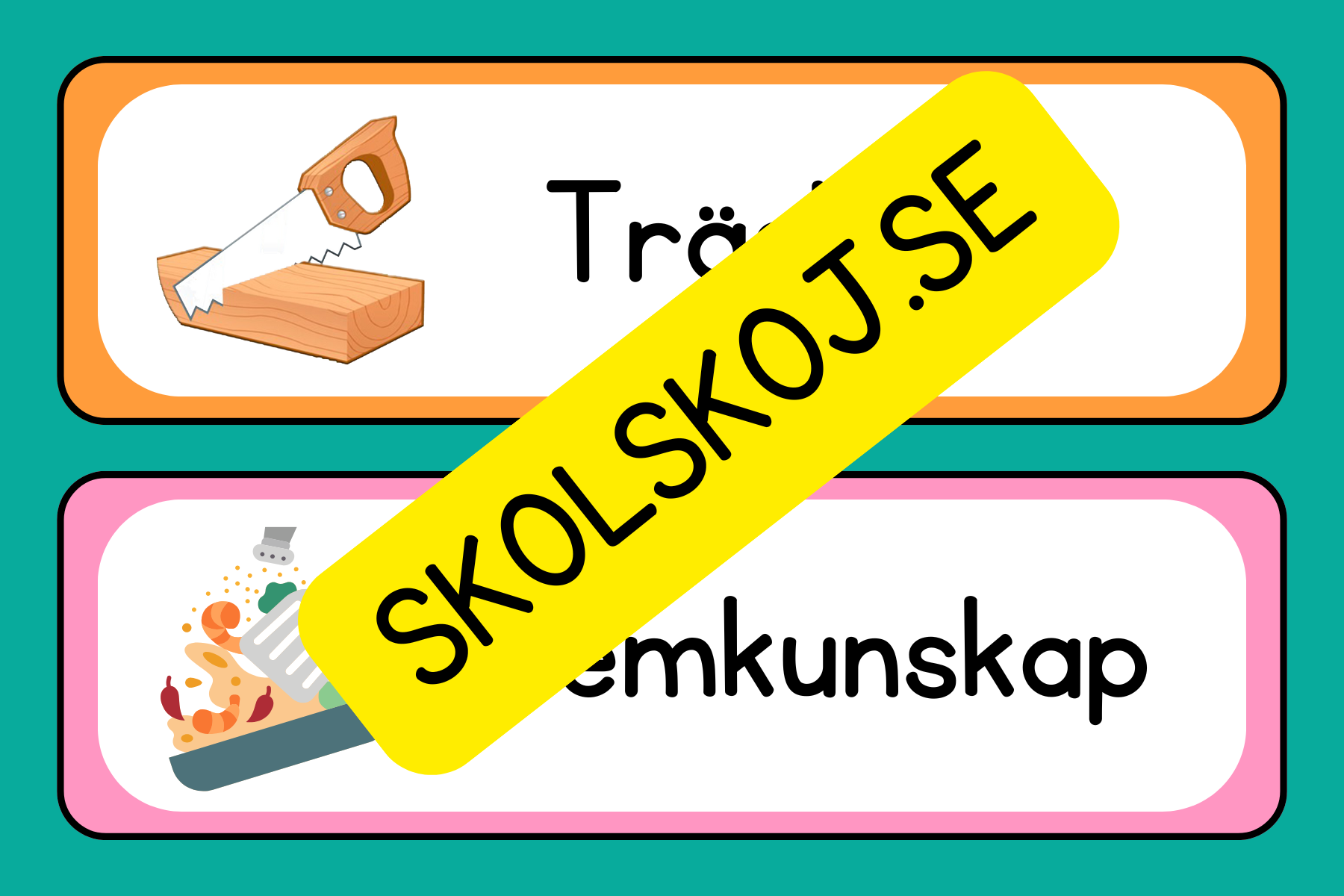 Schemaskyltar