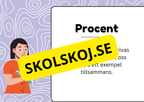 Procent - Presentation och frågor