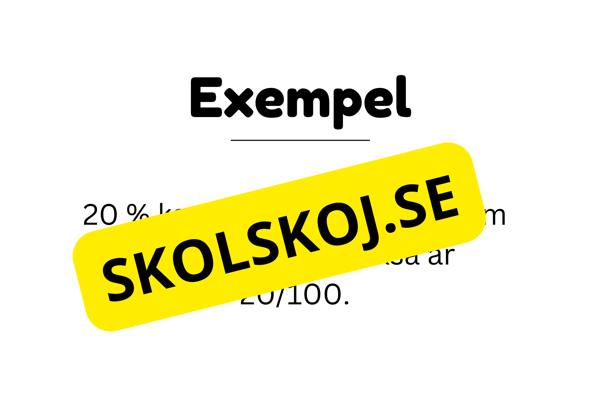 Procent - Presentation och frågor