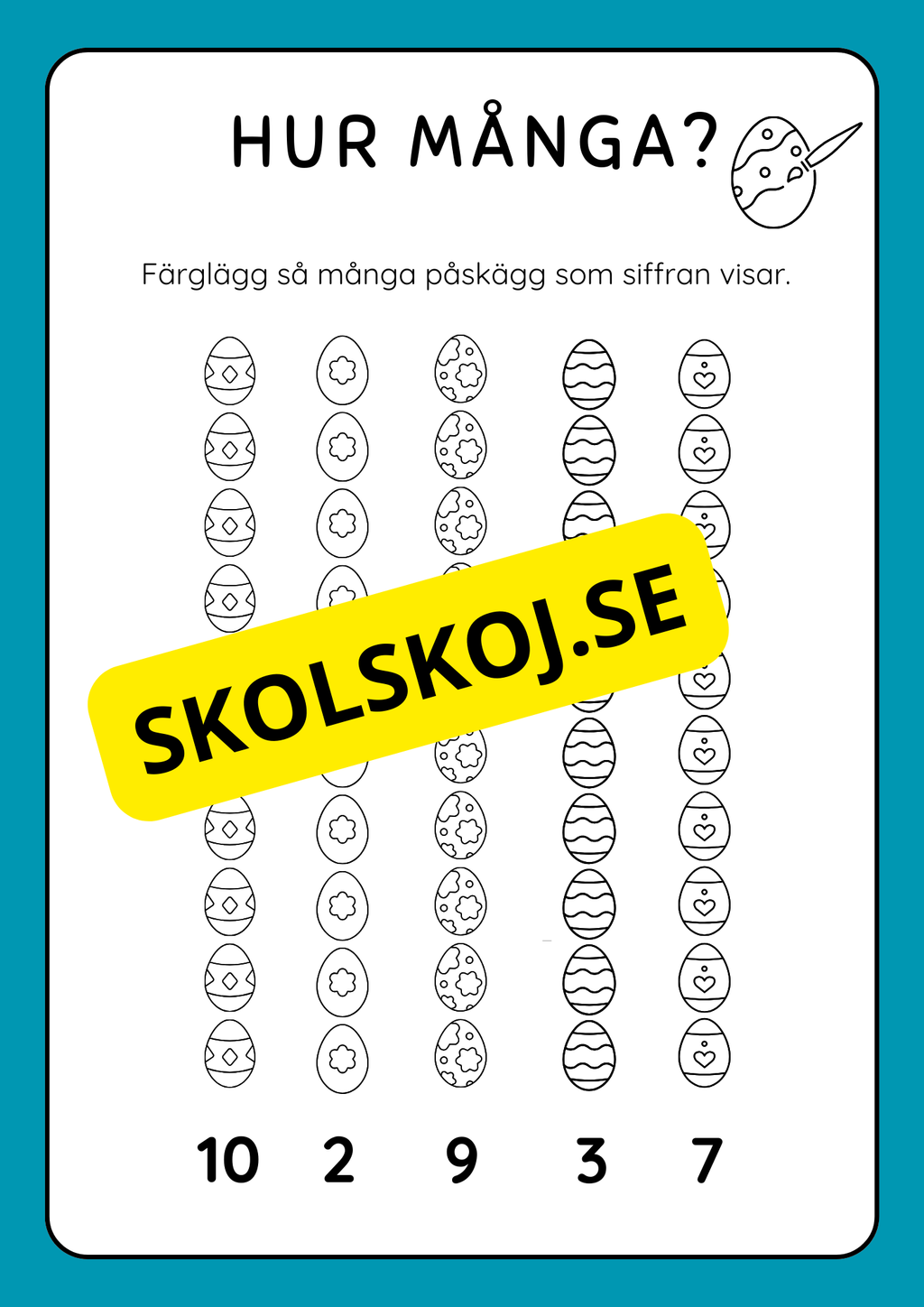 Aktivitetsbok - Tema: Påsk