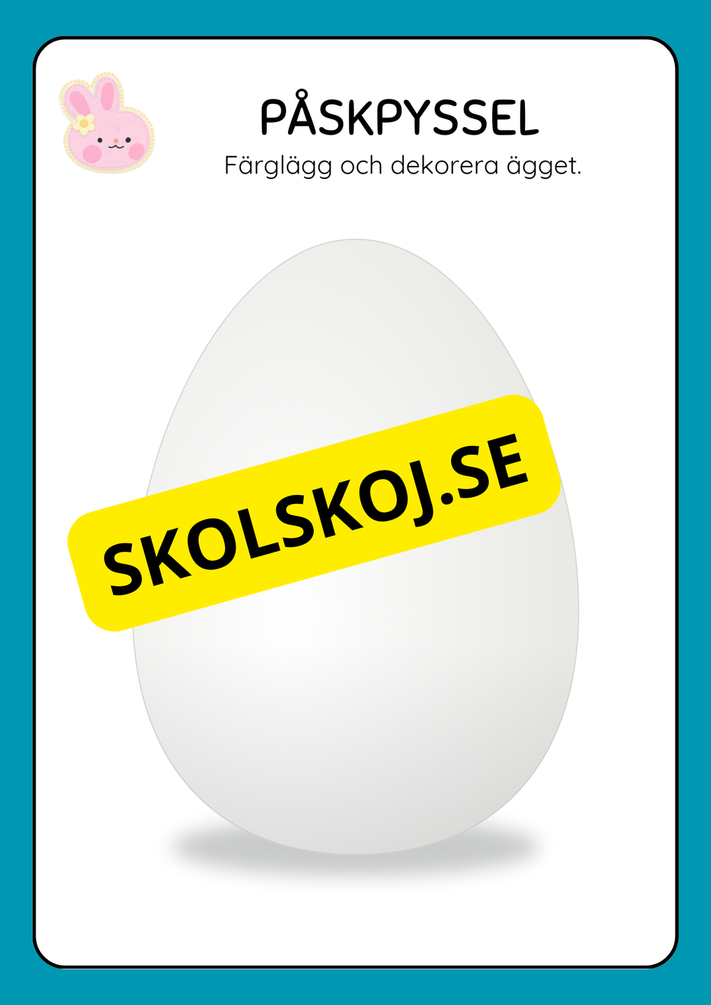 Aktivitetsbok - Tema: Påsk