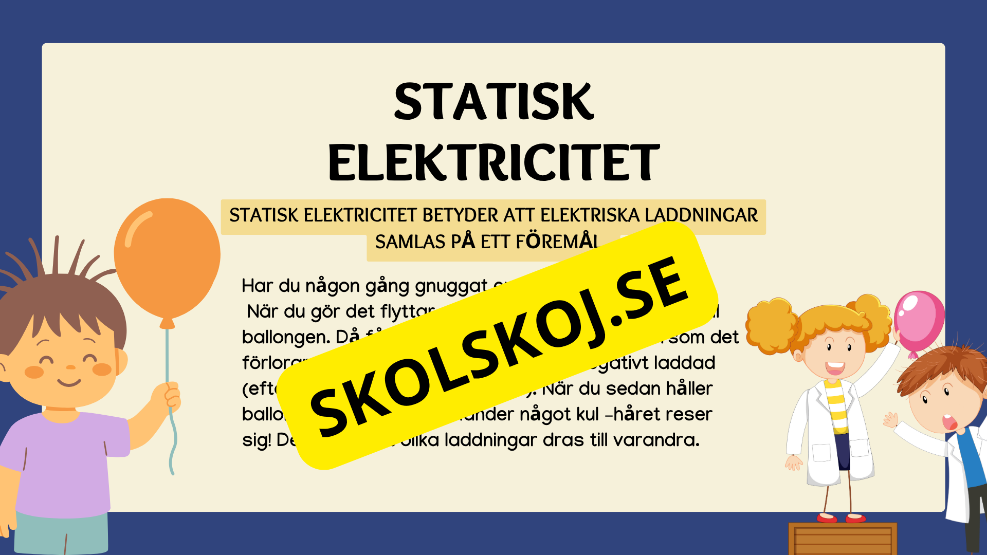 Elektricitet och magnetism - Häfte + frågor - Årskurs 4 - 6