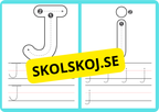 Spåra alfabetet - A - Ö