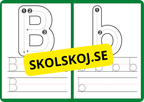 Spåra alfabetet - A - Ö