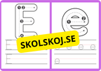 Spåra alfabetet - A - Ö