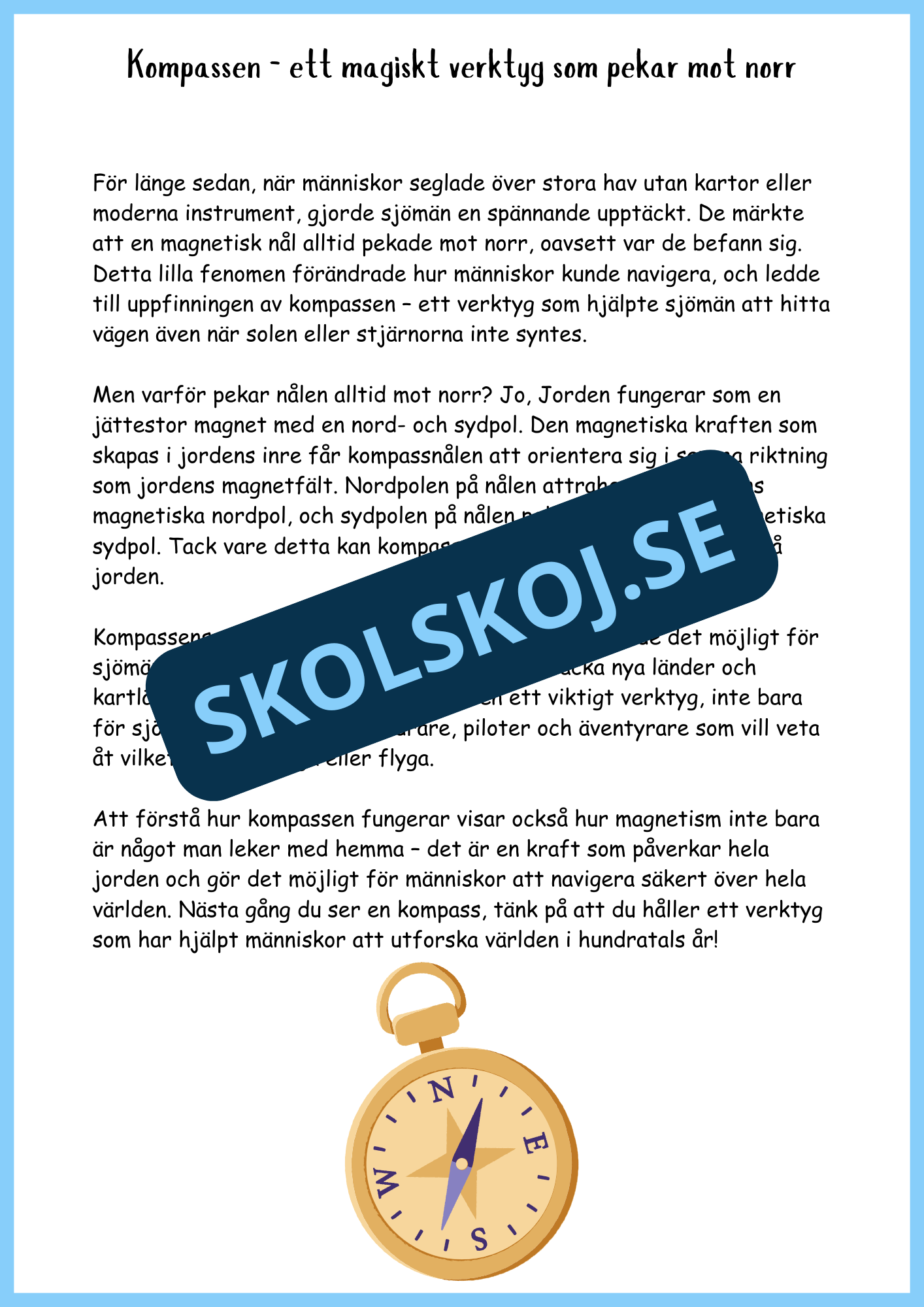 Allt om magnetism - Årskurs 4 - 6