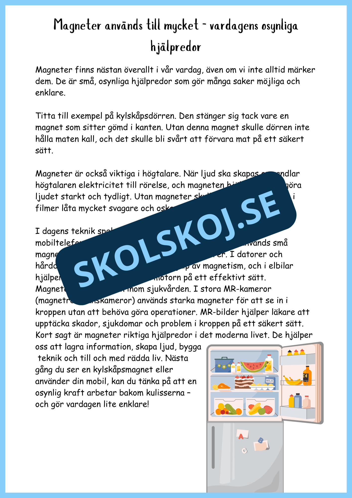 Allt om magnetism - Årskurs 4 - 6