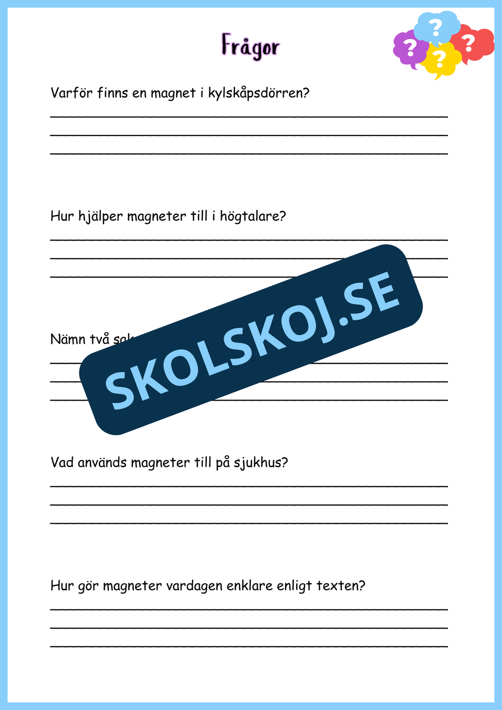 Allt om magnetism - Årskurs 4 - 6
