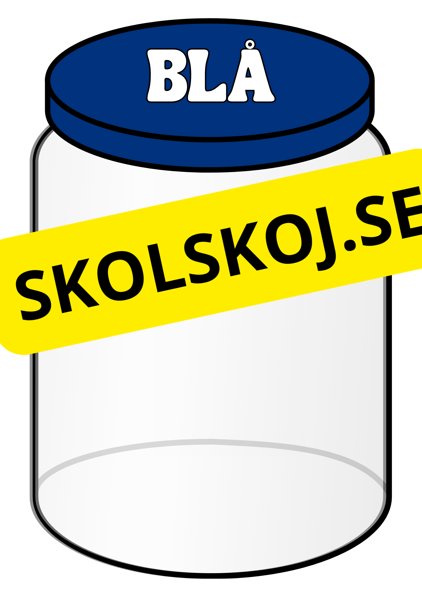 Färgglada sorteringsburkar