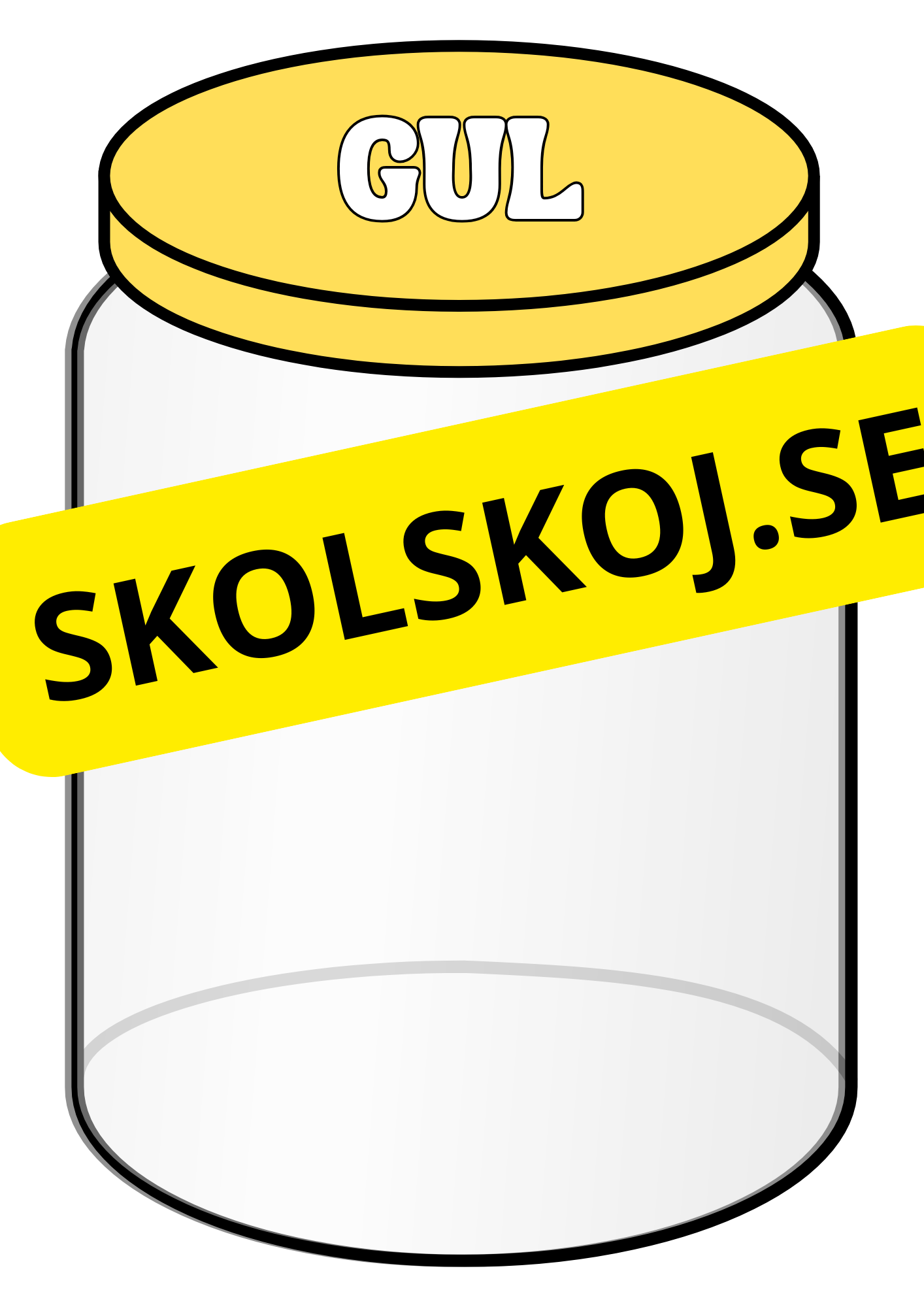 Färgglada sorteringsburkar
