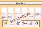 Kan du gissa djuret?