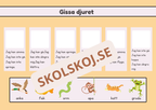 Kan du gissa djuret?