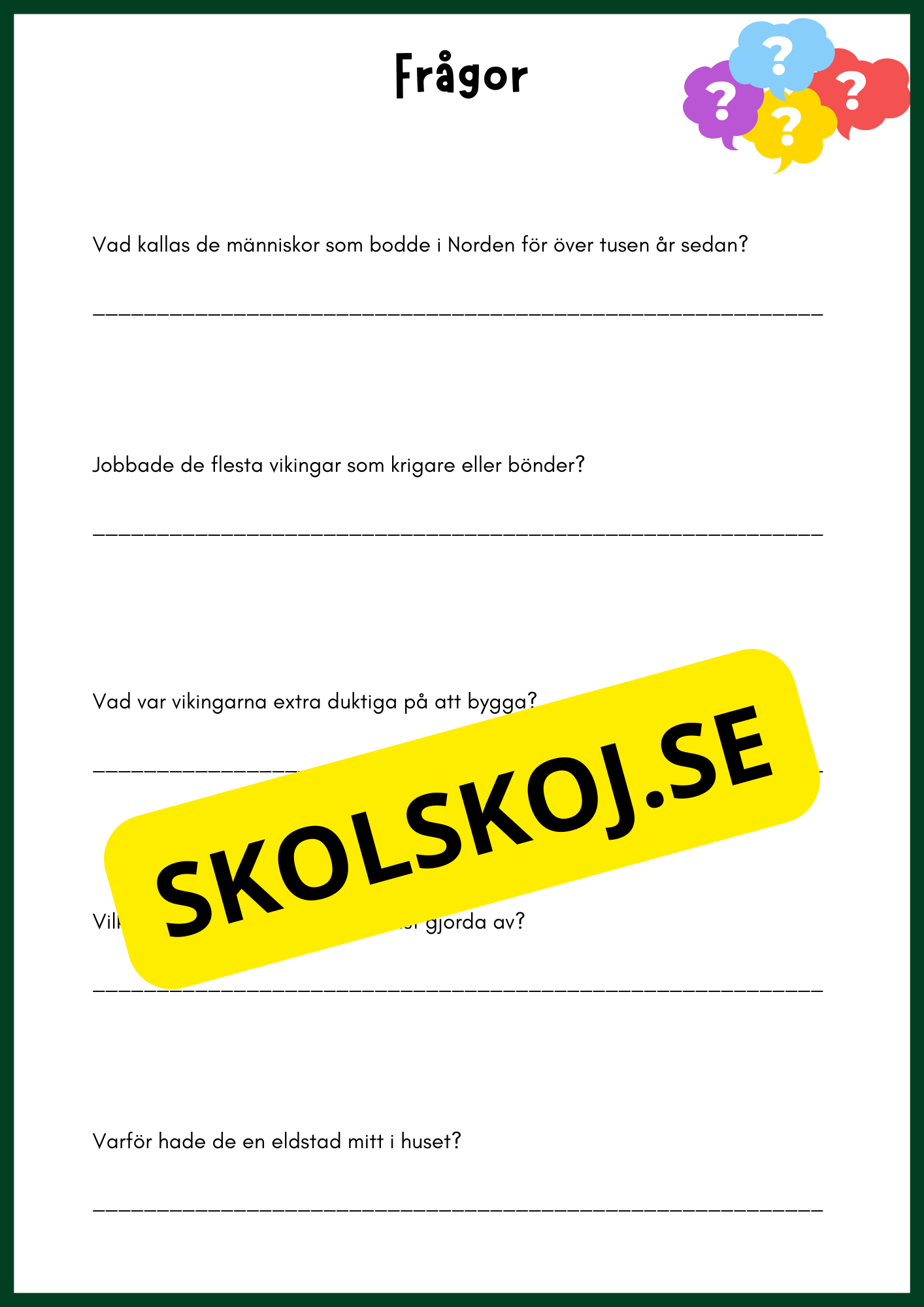 Vikingarnas värld - Årskurs 4 - 6