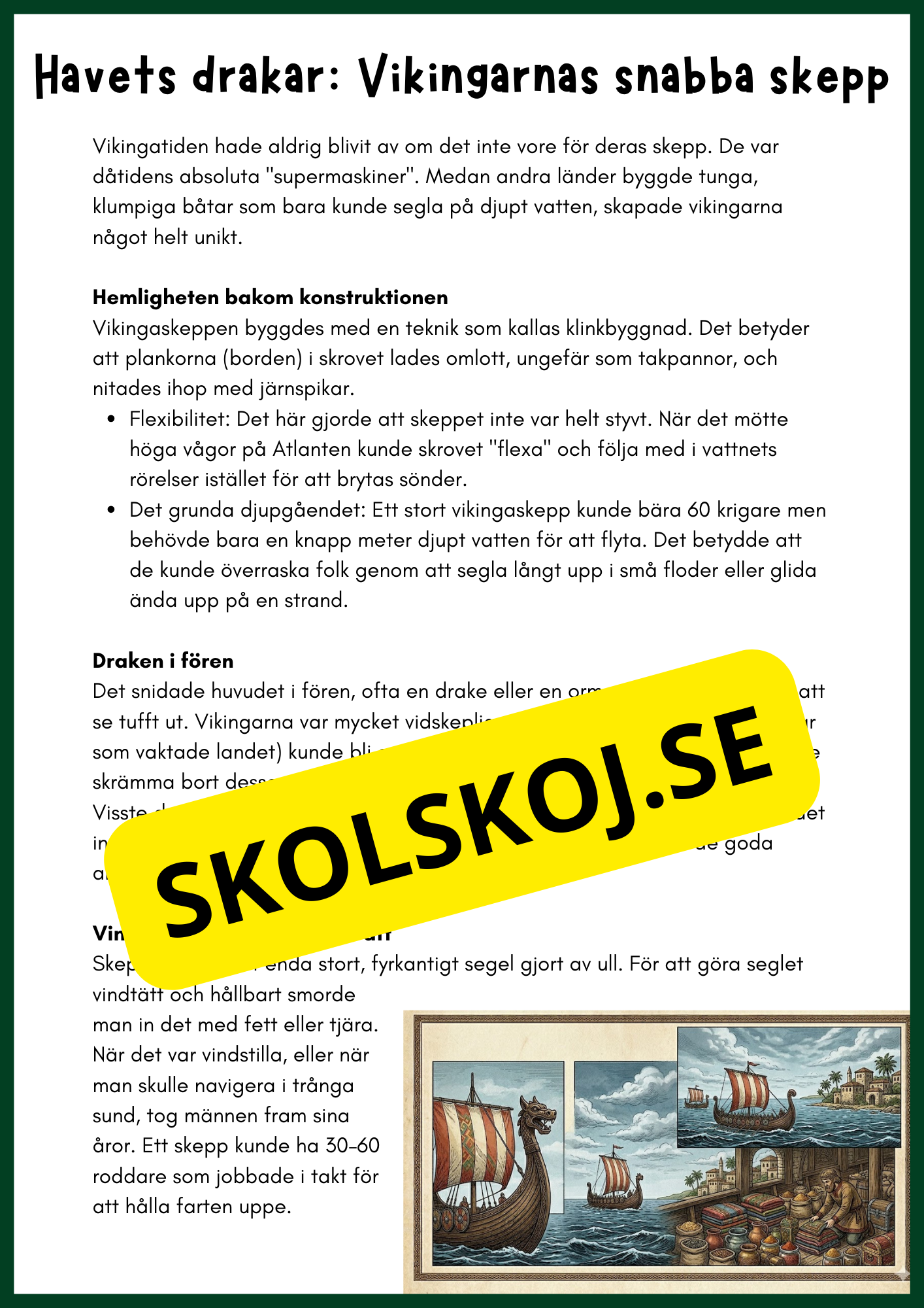 Vikingarnas värld - Årskurs 4 - 6