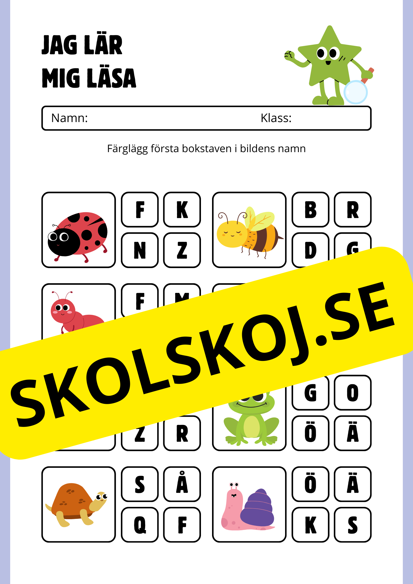 Jag lär mig läsa - Häfte