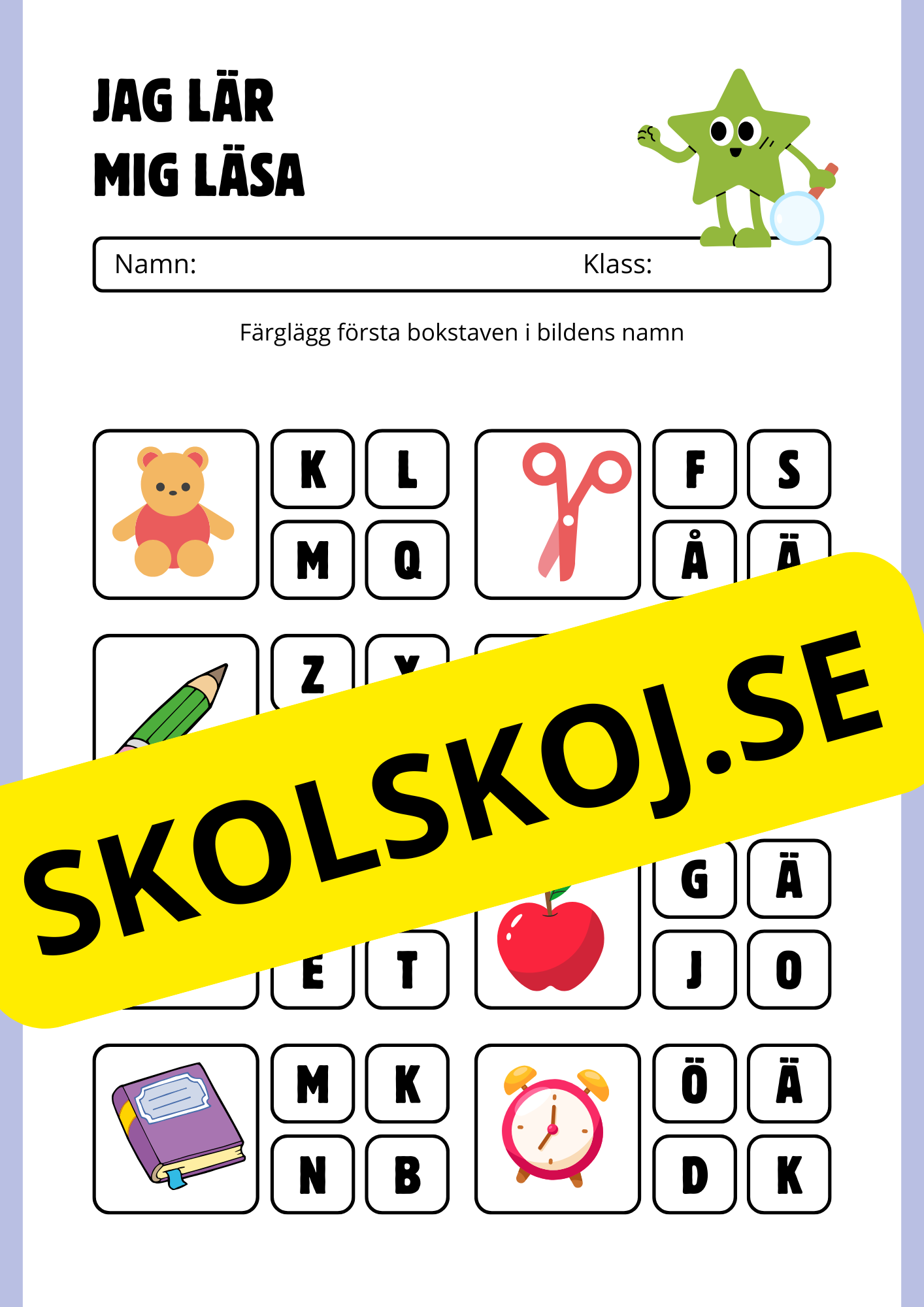 Jag lär mig läsa - Häfte
