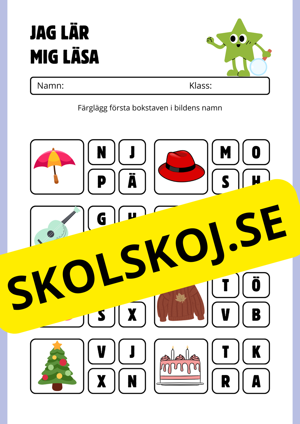 Jag lär mig läsa - Häfte