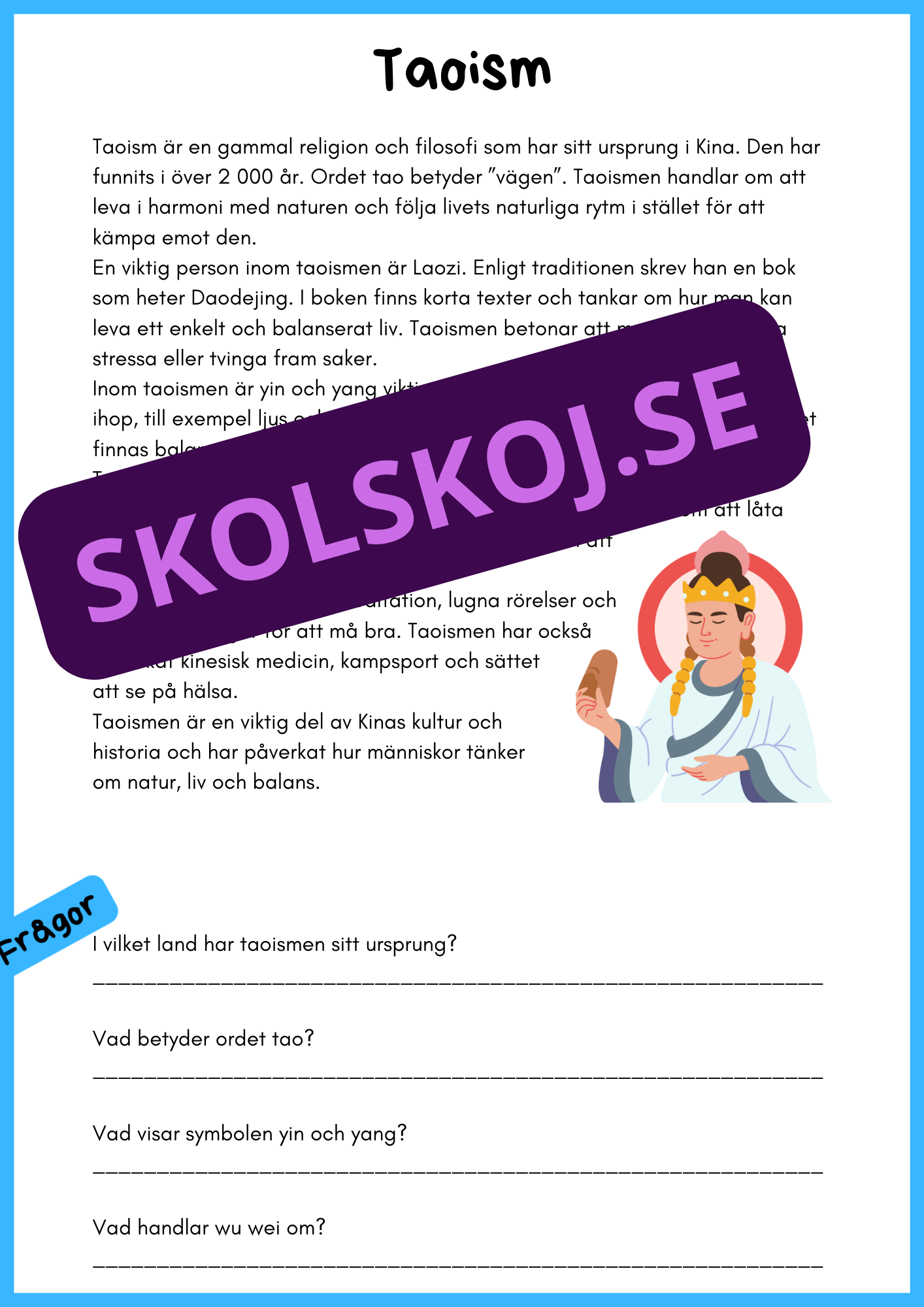 Religioner i världen - Årskurs 4 - 6