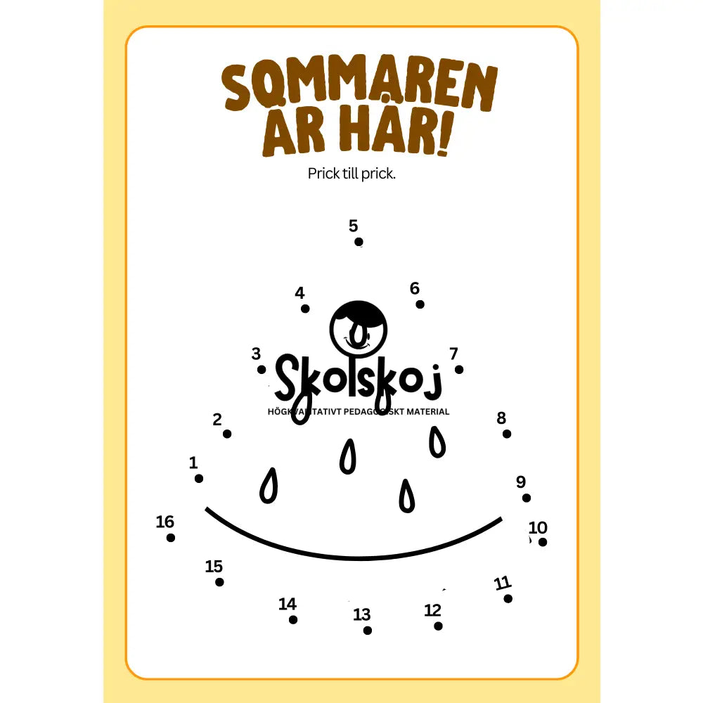 Sommaren är här - Aktivitetsbok