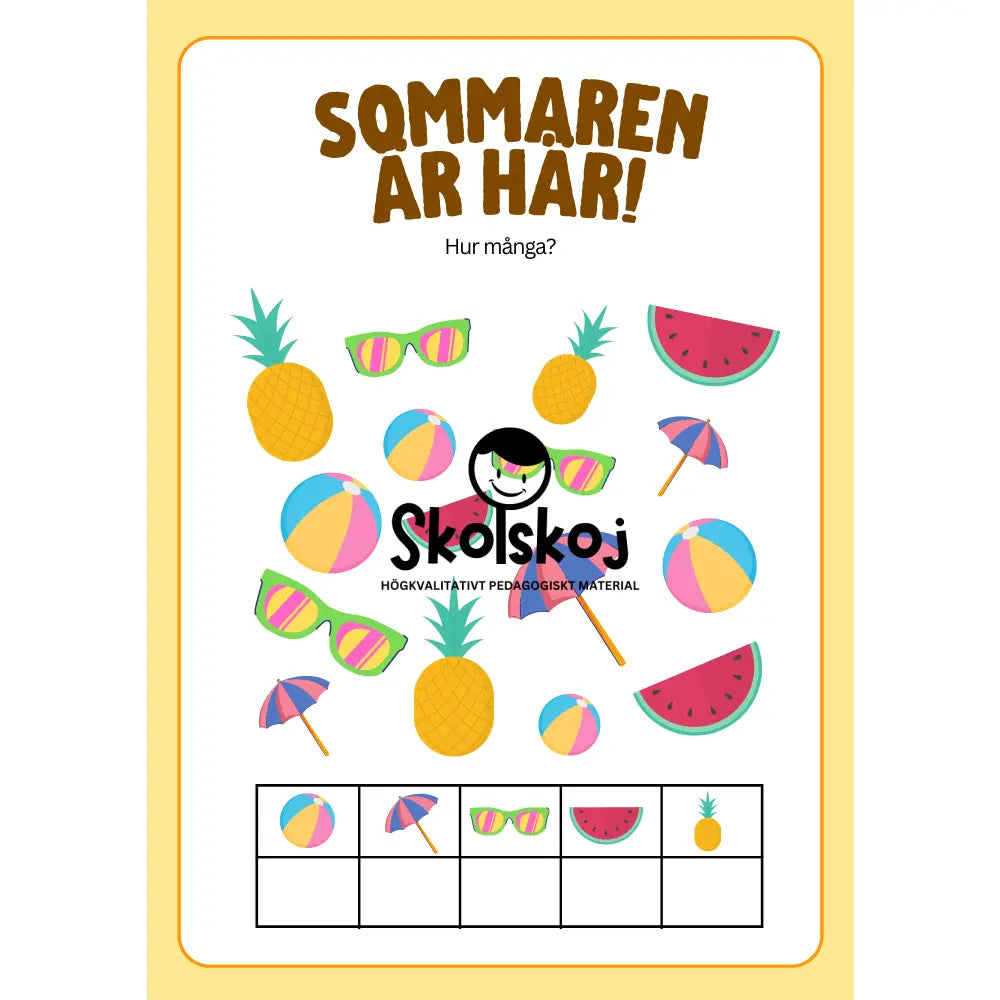 Sommaren är här - Aktivitetsbok