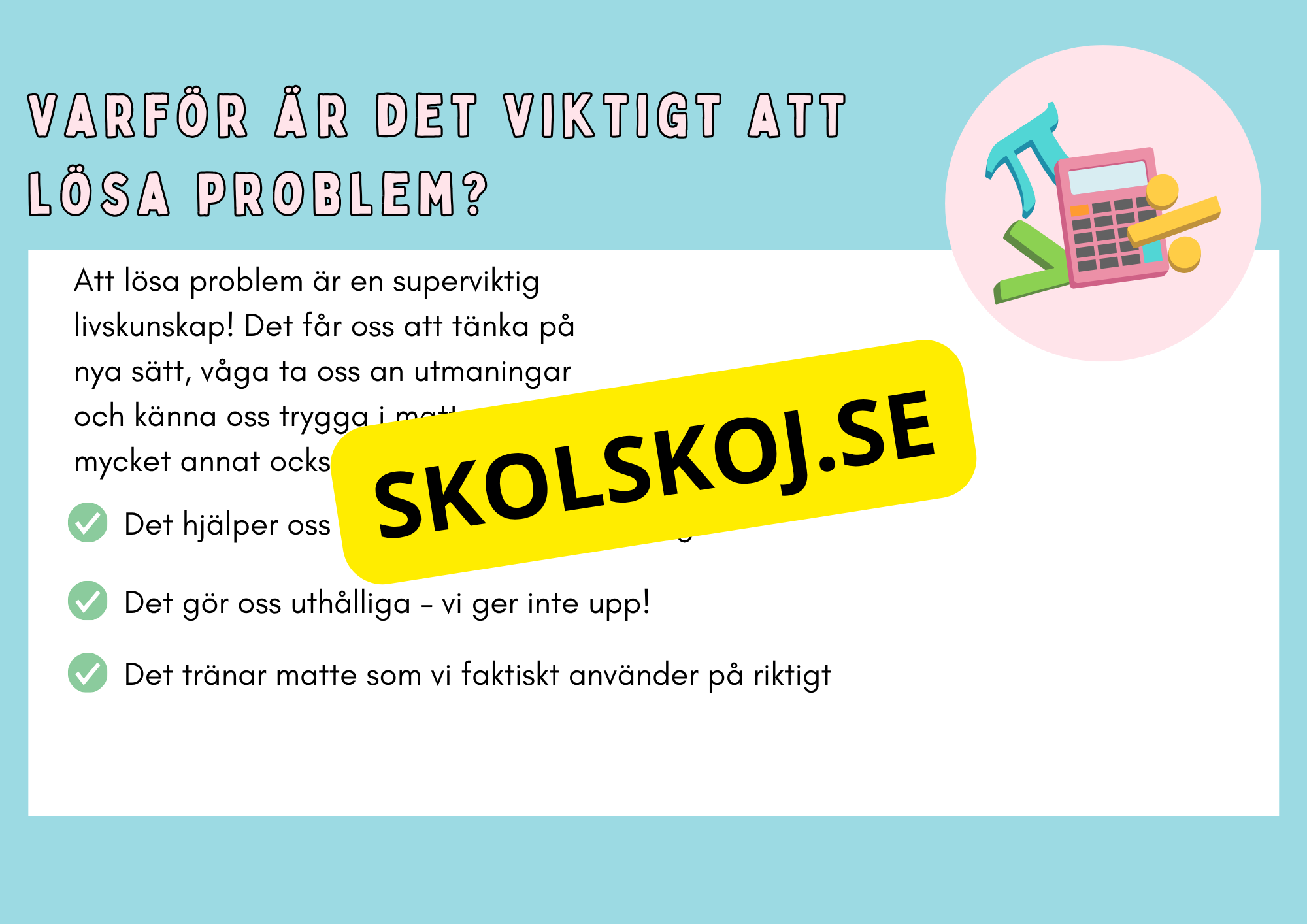 Problemlösning - Presentation