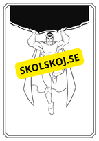 Superhjälte - Målarbok
