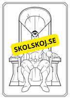 Superhjälte - Målarbok