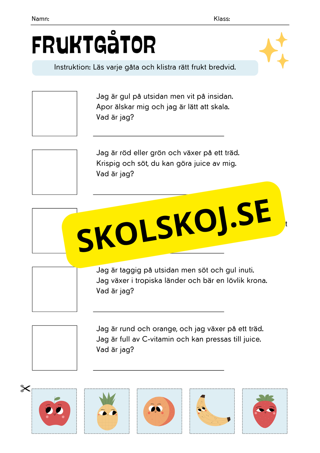 Fruktgåtor