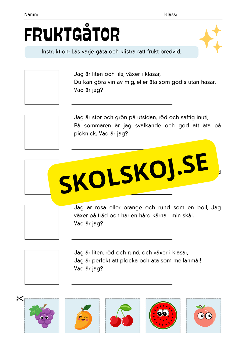 Fruktgåtor