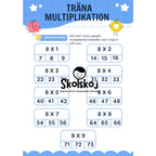 Träna multiplikation - 2 - 10